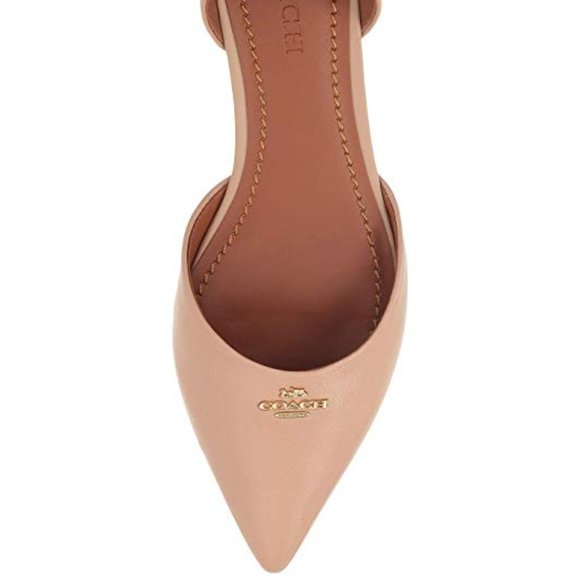 Coach Shoes - COACH Leather Pointy Toe Flat